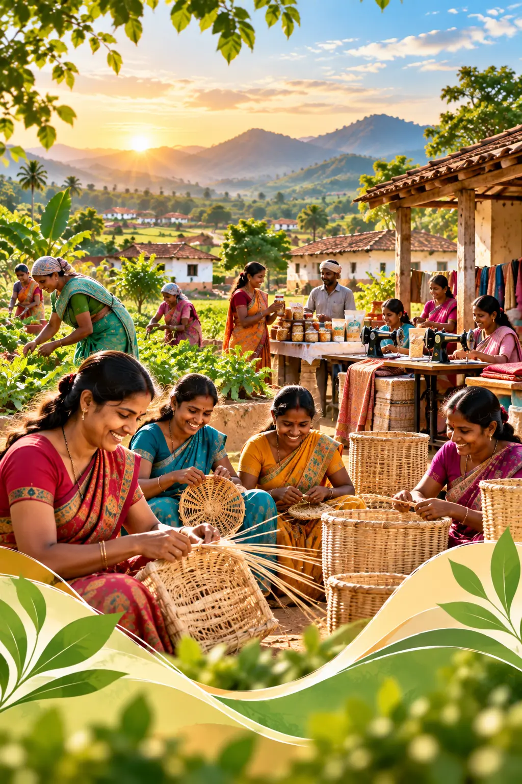 Livelihood in adopted villages