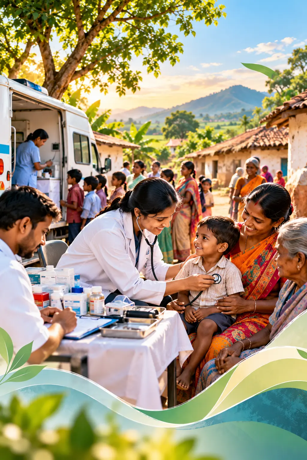 Healthcare in adopted villages